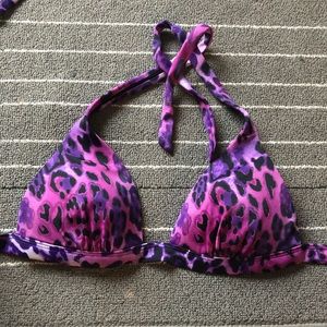 2 piece leopard bikini
